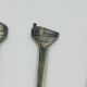 Set of 4 Souvenir Spoons Expo 58 Rare Pavilions