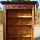 Louis Philippe style walnut wardrobe