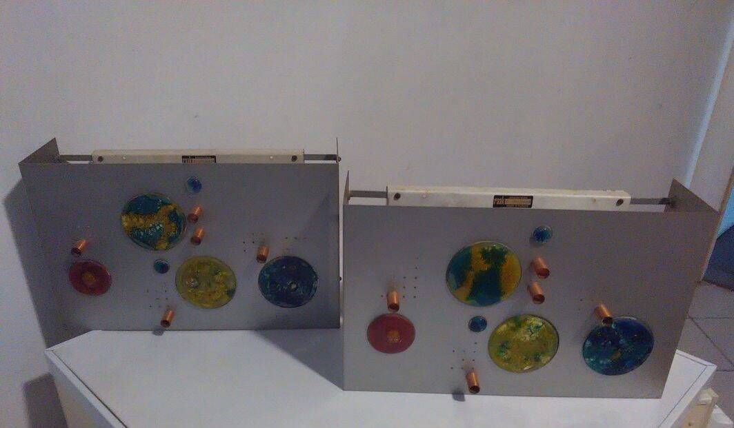 Rare Pair of Wall Lights "Collage" C-1701 – Willem van Oyen for Raak Amsterdam