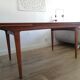 Table teck extensible années 60