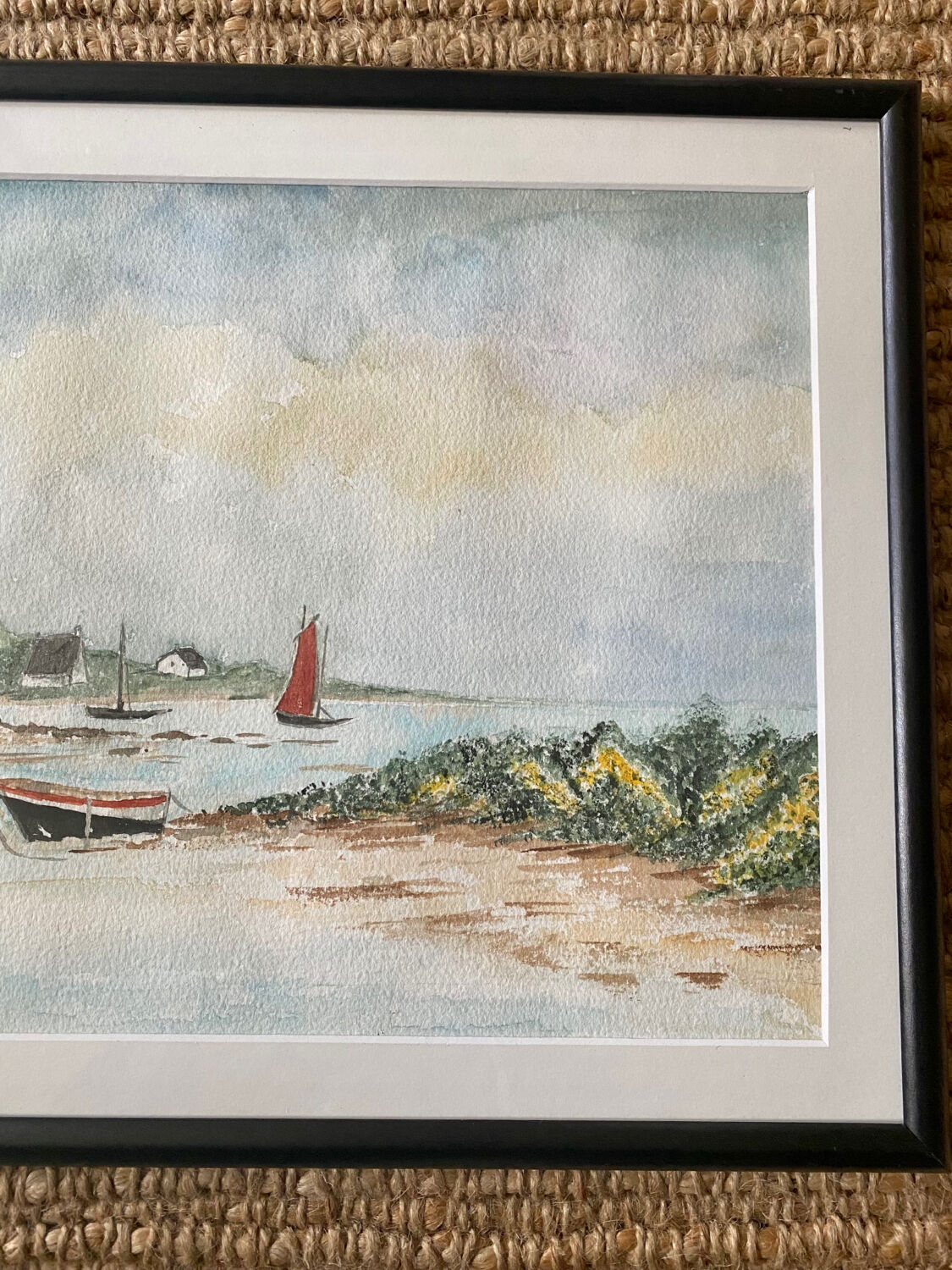 Aquarelle paysage de Bretagne