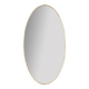 large 1960s vintage wall mirror in golden brass italian design