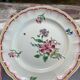 Lot de 6 assiettes à dessert Lunéville décor de fleurs