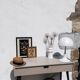 Meuble tricoteuse vintage, console, buffet