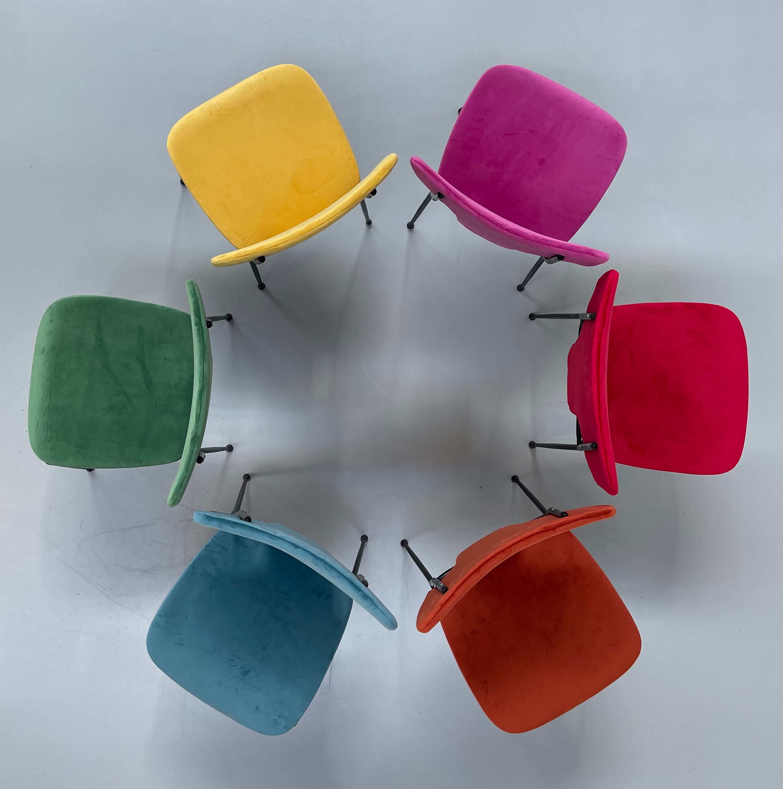 Colorful dining chairs