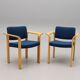 Fauteuil paire modèle 61 avec accoudoirs de rud thygesen & johnny sorensen pour olsen 1970 danemark
