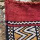 Handwoven Berber Kilim rug, wall hanging.