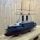 Model representing a battleship of the late nineteenth century