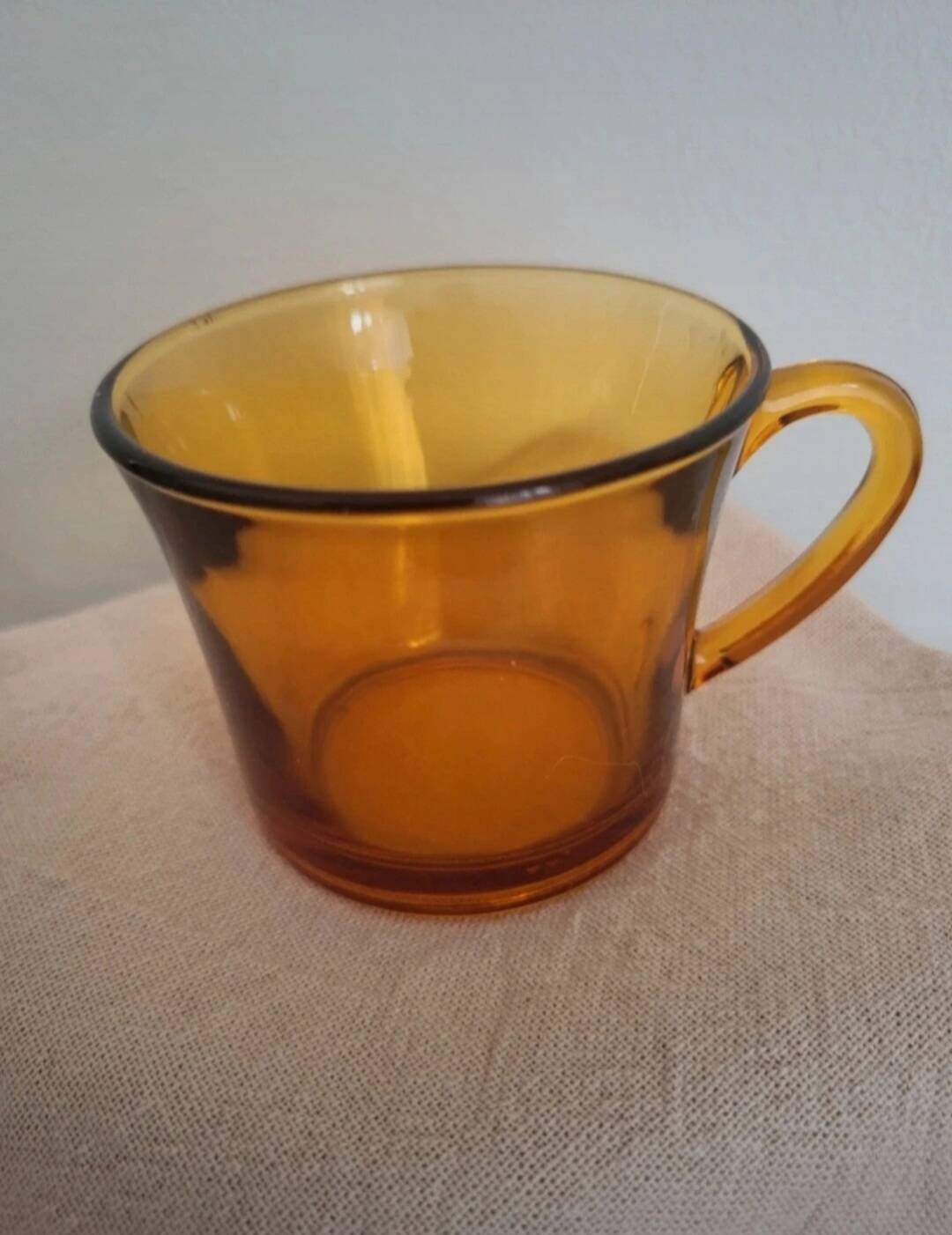Duralex - lot de 4 tasses à café verre orange