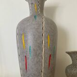 Duo of vintage Scheurich Keramik vases