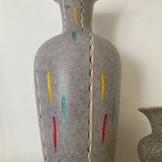 Duo of vintage Scheurich Keramik vases