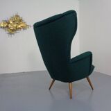 French Kvadrat Tonica Wingback Chair, 1950s