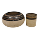 Two ceramic vases by Else Bøgeskov, Denmark, 1970s.