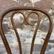 2 bistro chairs curved wood 1960 Restaurant cafe chairs french
