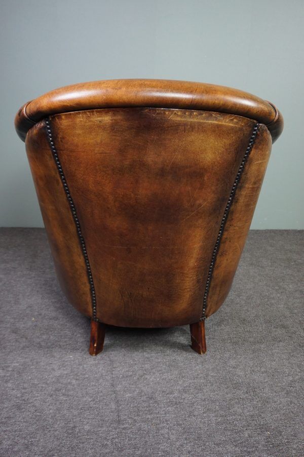 Club armchair in sheepskin