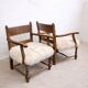 Pair of Werkbund armchairs from the Austrian reform movement, design attributed to Oskar Strnad, late 1920s – early 1930s. (extremely rare)