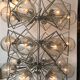 Lustre en verre et métal