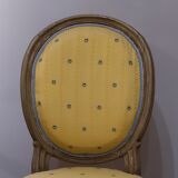 Medallion back chair Louis XVI