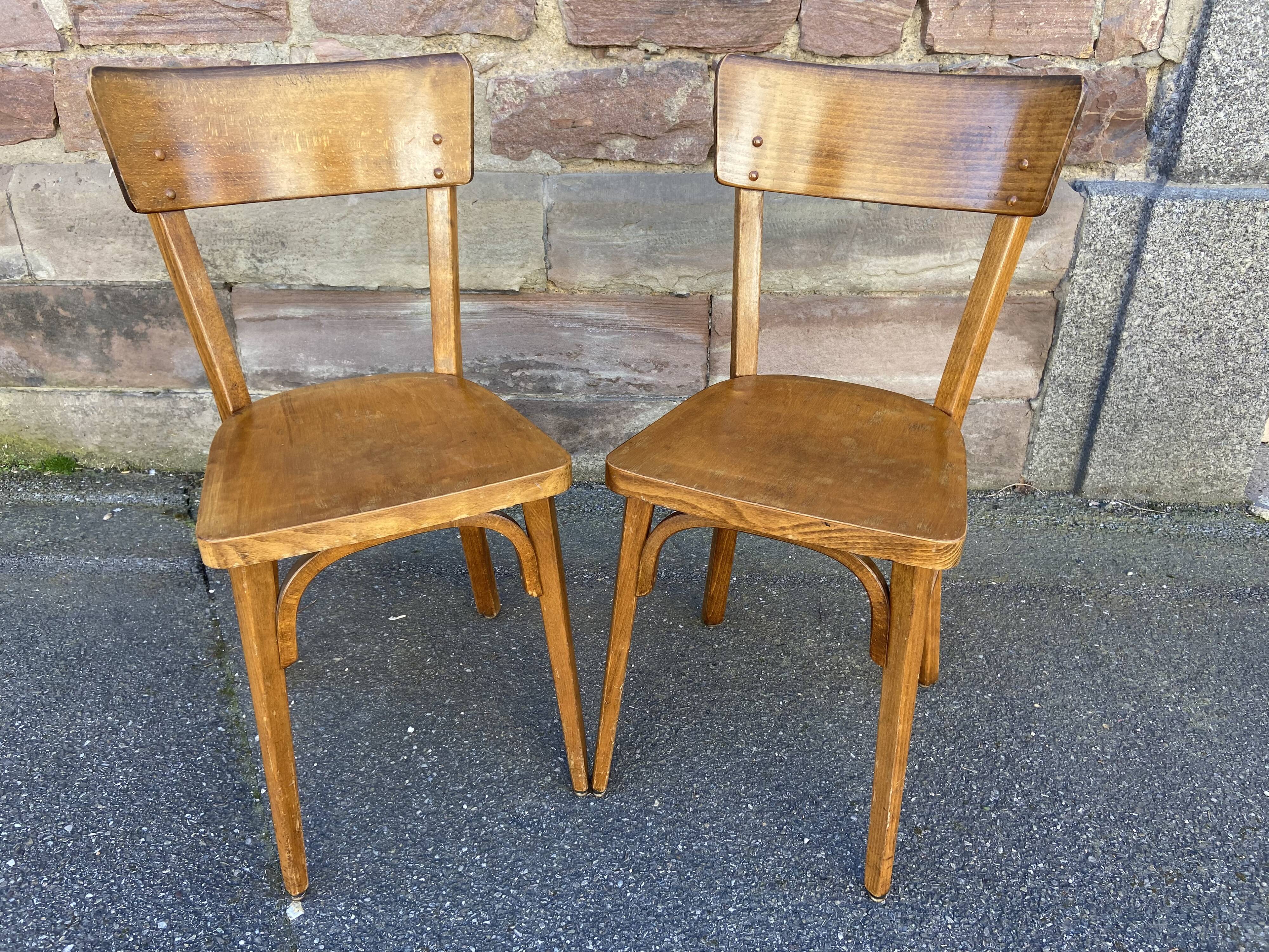 2 chaises bistrot