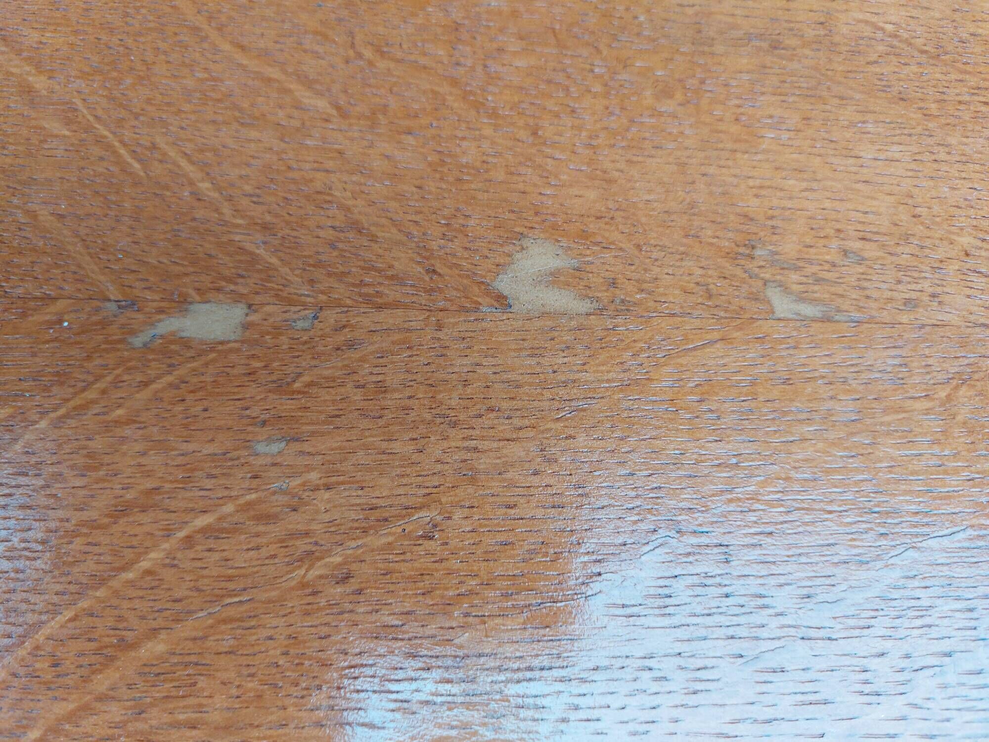 solid wood desk, 1970s