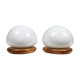 Pair of half-ball lamps from the 1970s