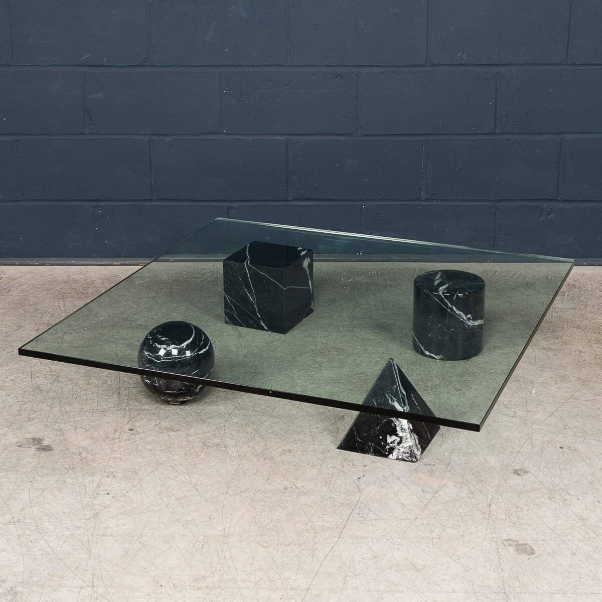 20thC 'METAFORA' COFFEE TABLE, BY LELLA & MASSIMO VIGNELLI FOR CASIGLIANI
