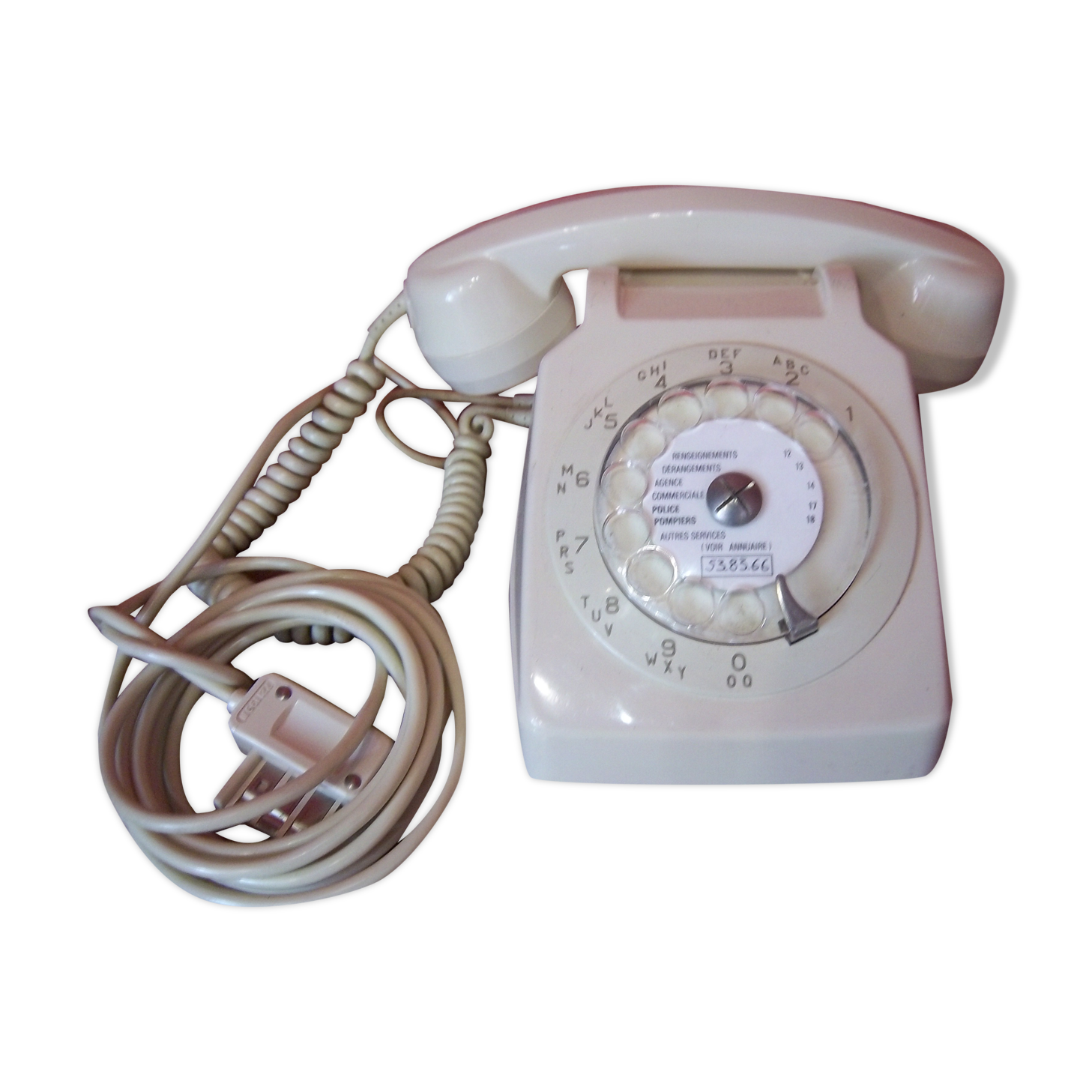 Beige phone from the 1970s