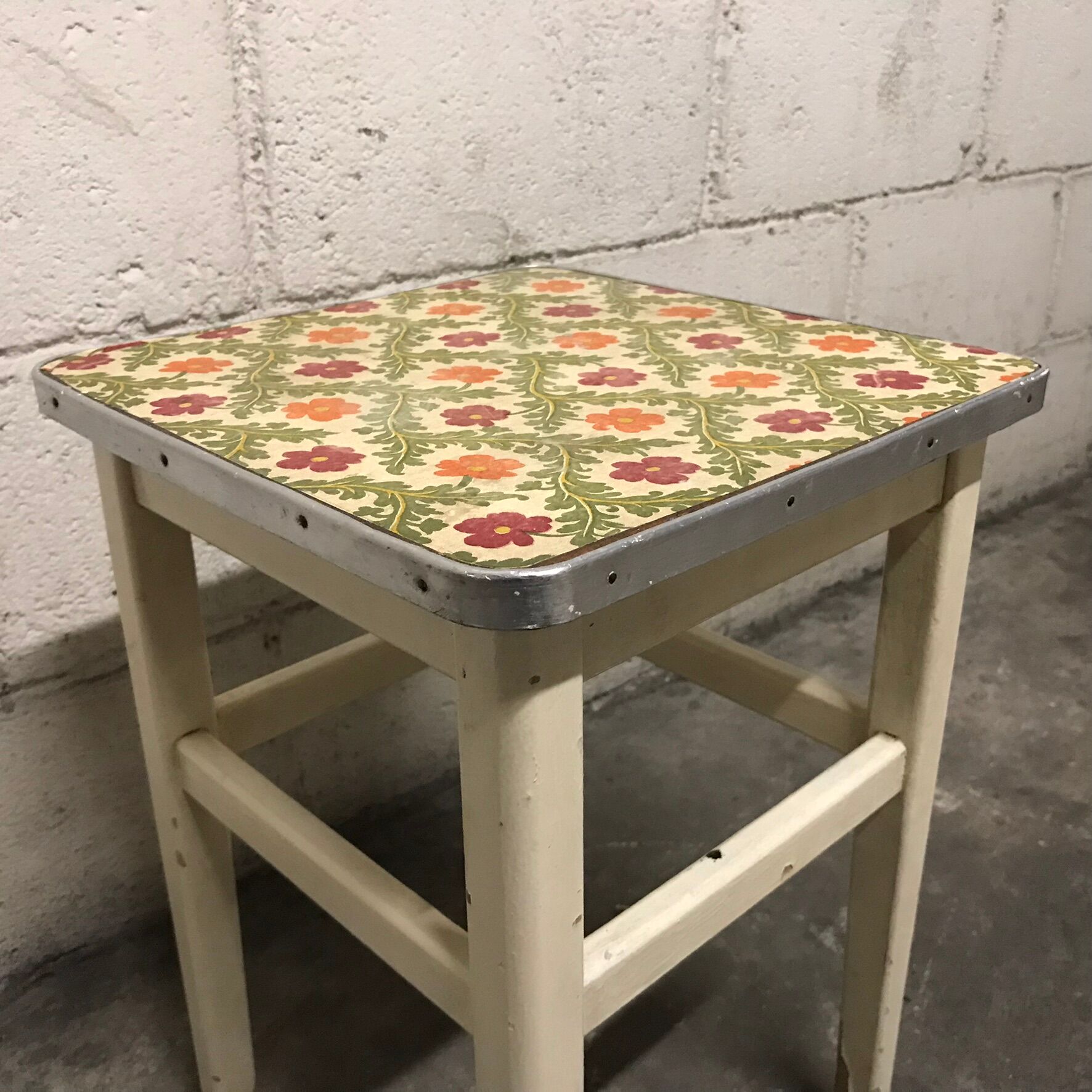 Vintage wooden stool