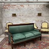 Mahogany bench in empire style xix th century