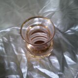 1960s vase with gold stripes