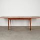 Table extensible en teck, Danemark années 1970