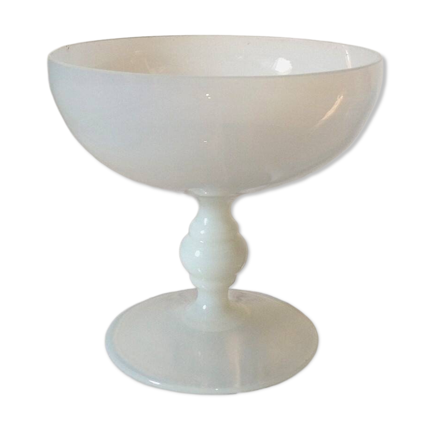 Opaline footed bowl