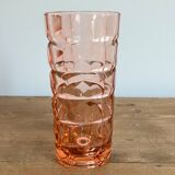 Windsor pink vase JG Durand Luminarc 70s
