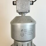Industrial Black Enamel Factory Lamp from Elektrosvit, 1960s