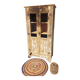 Renovated antique wooden wardrobe