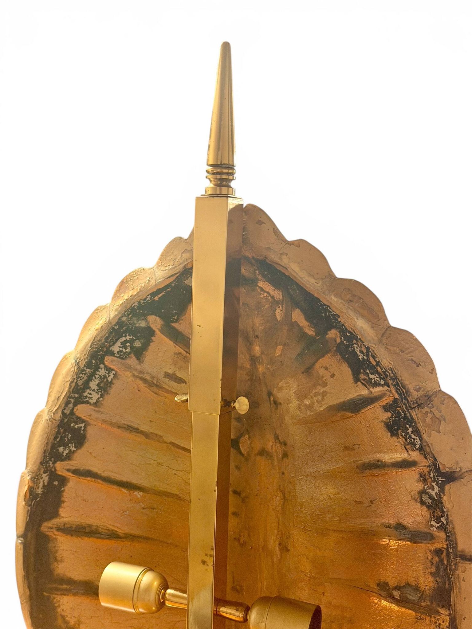 Turtle Lamp Maison Jansen - Genuine Shell & Brass (Circa 1970)