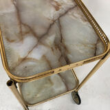 Brass Regency style serving table