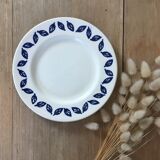 Blue leaf dessert plates