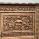 Carved solid Padouk chest of drawers 1950
