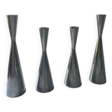 2 Duos of vintage Erika Pekkari candlesticks for Ikea