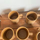 8 stoneware mugs