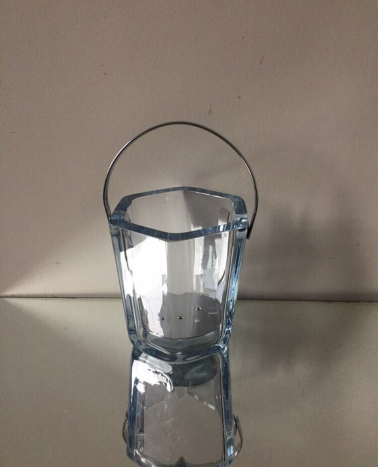 Seau à glace en cristal de Strombergshyttan 1967