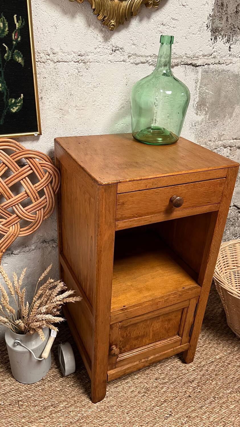 Honey bedside table from the 50s