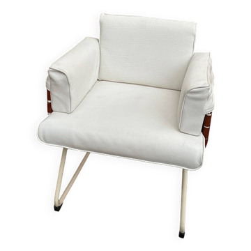 Fauteuil en cuir 80s