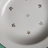 5 Badonviller opaque porcelain soup plates
