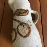 Contemporary ceramics by Jean-Claude Monange: Pitcher in glazed stoneware.