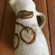 Contemporary ceramics by Jean-Claude Monange: Pitcher in glazed stoneware.