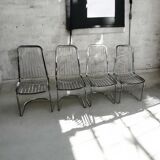 Table et chaises style Gastone Rinaldi