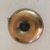 Brass hand candle holder