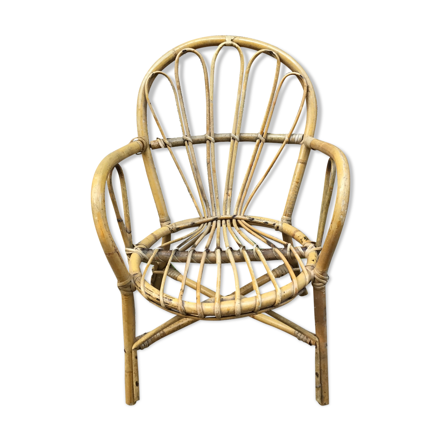 Rattan child armchair